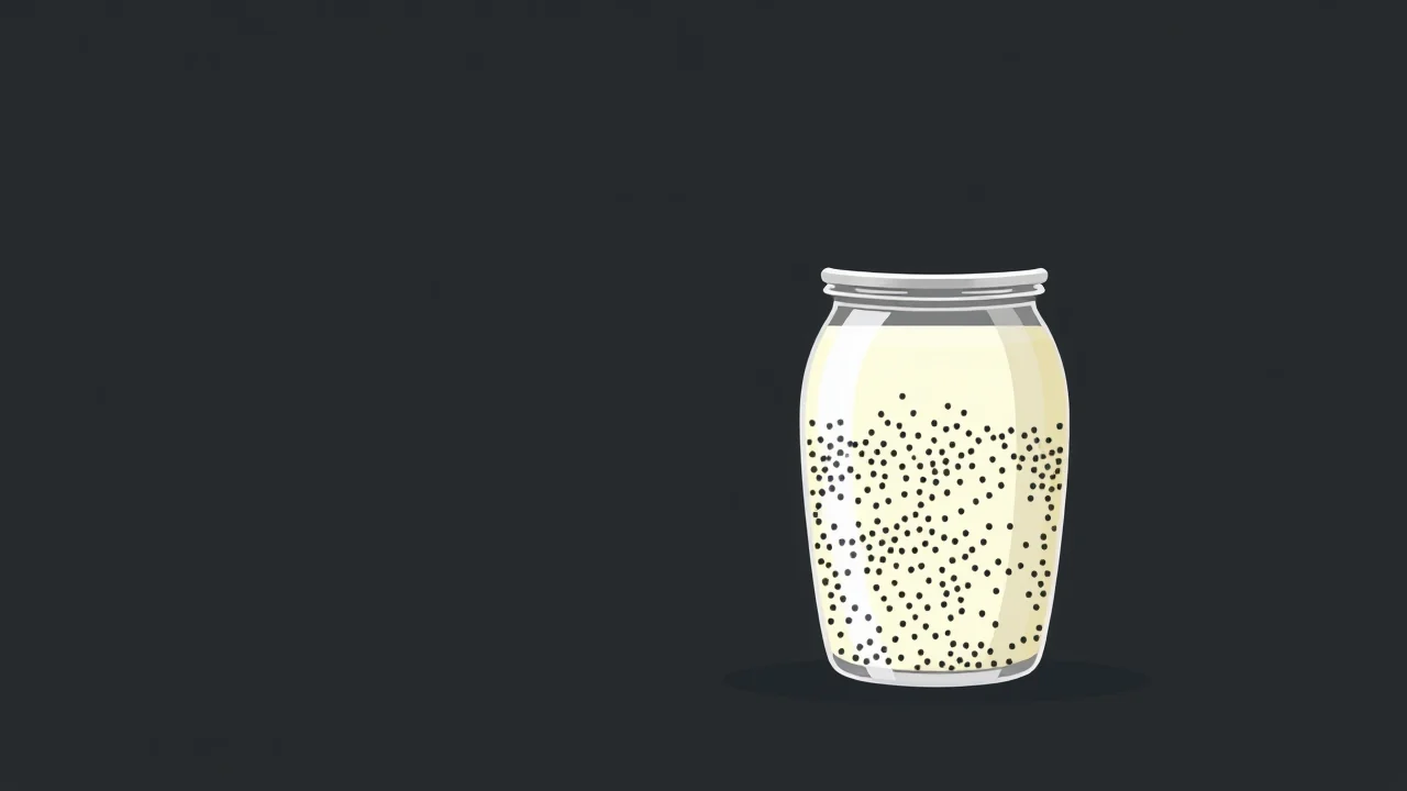 Chia Pudding with High Protein Soy Milk