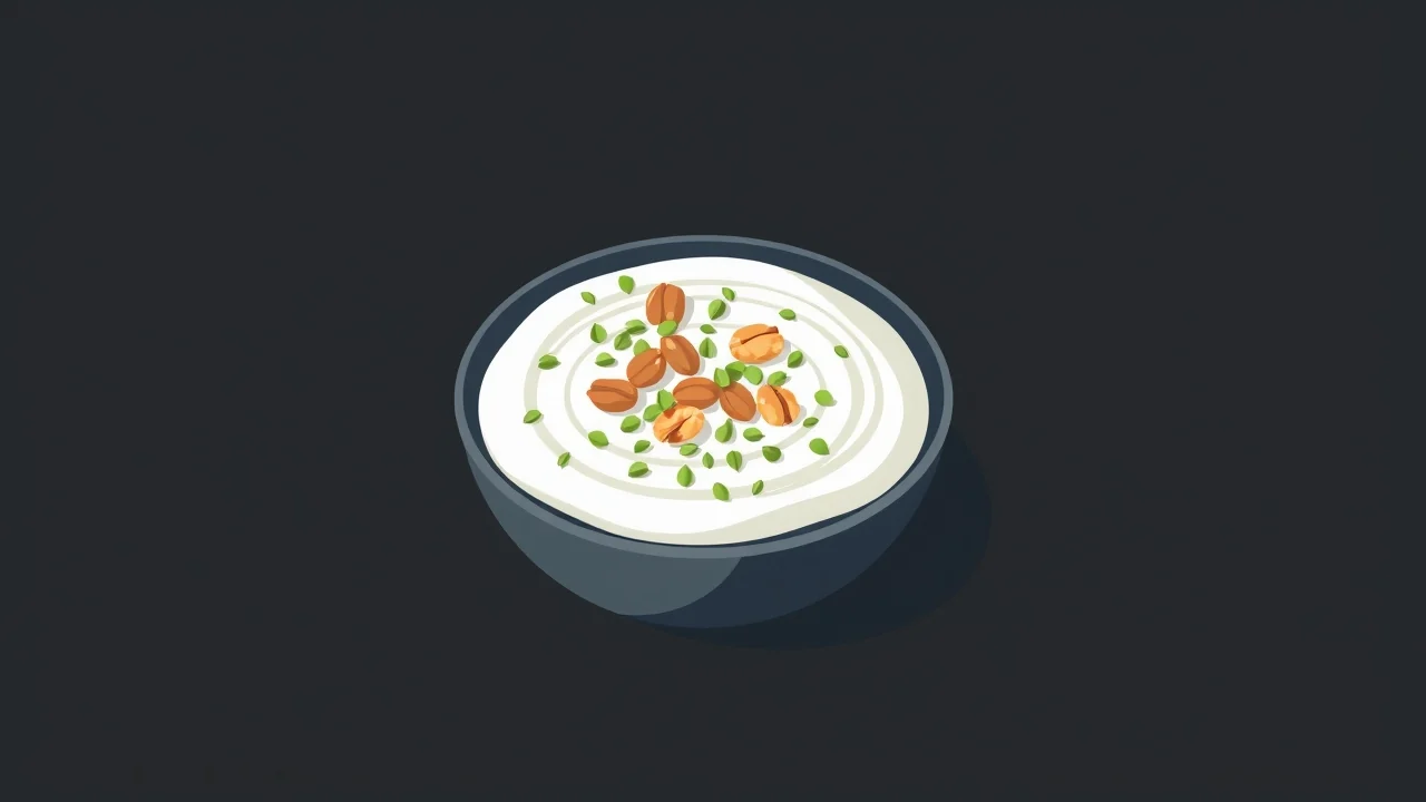 Icelandic Skyr with Hemp Hearts and Walnuts