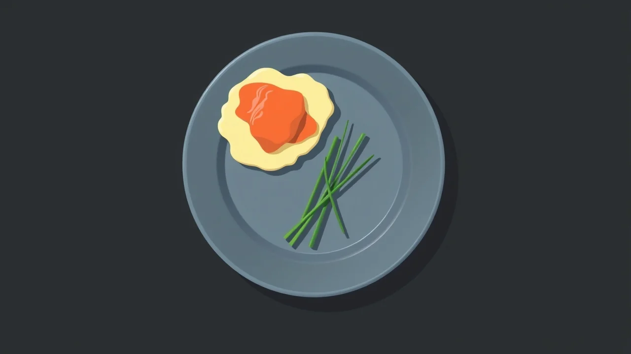 Smoked Salmon and Chive Scramble