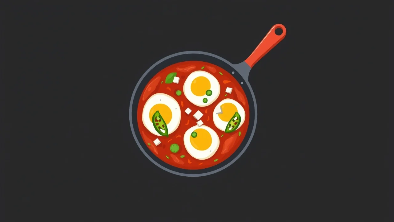 Shakshuka with Feta and Jalapenos